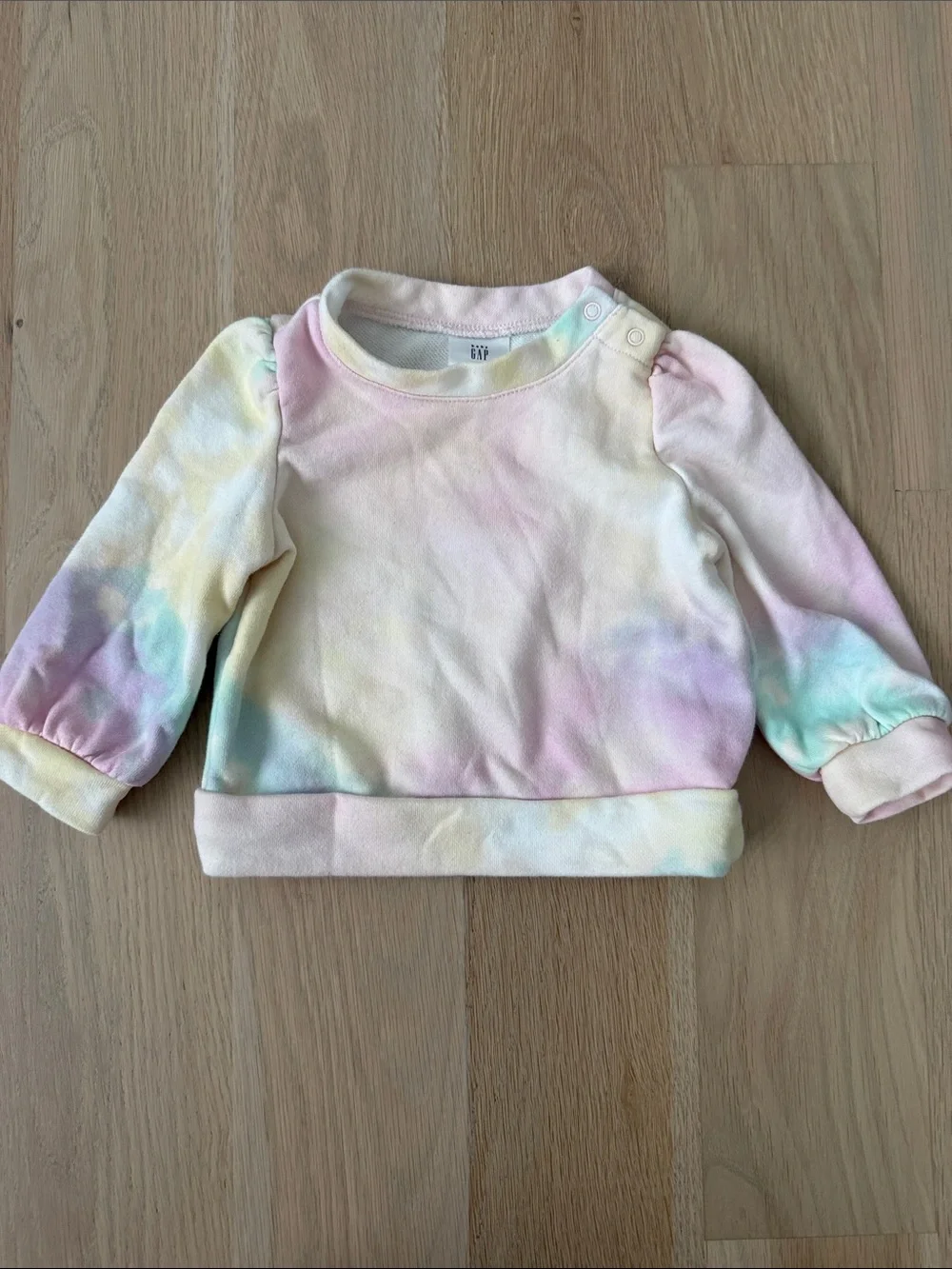 GAP Tie-Dye Set & Pink Llama Top with Black Sparkle Leggings